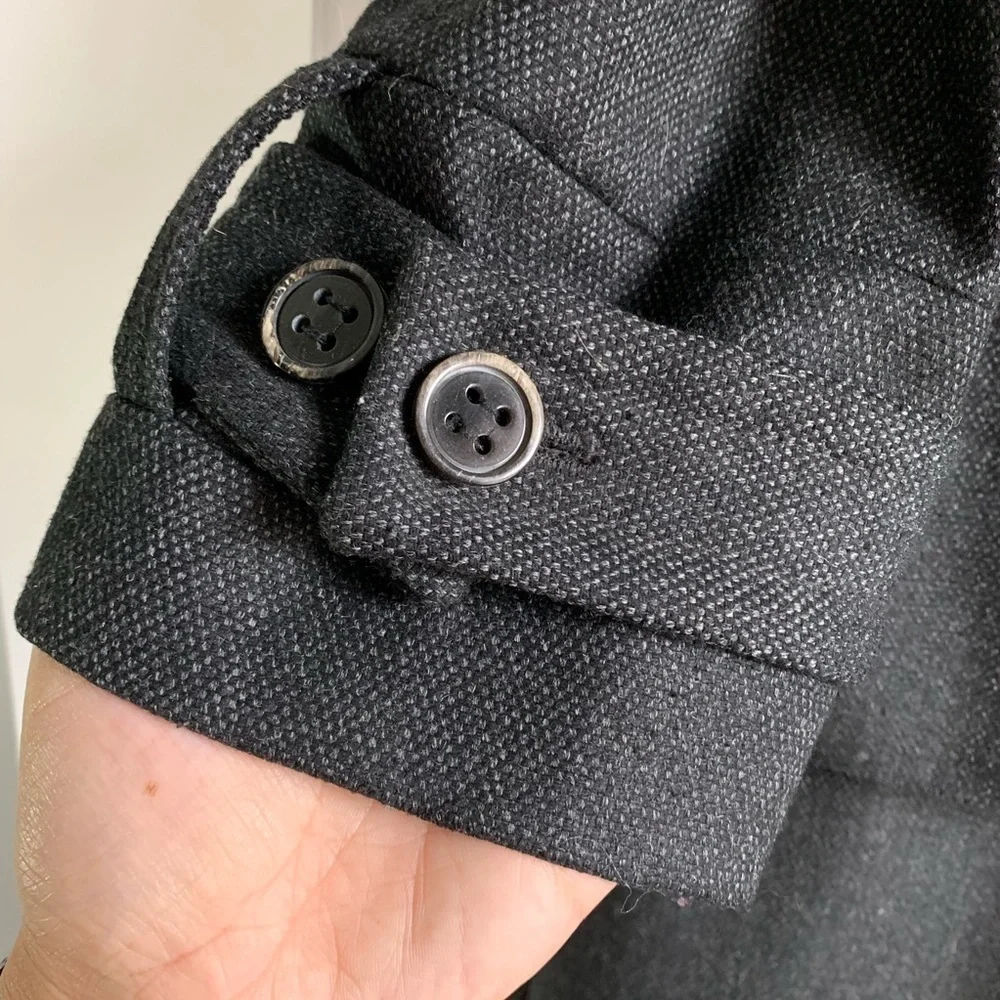 FRENCH CONNECTION | Classic Trench Wool Graphite 8